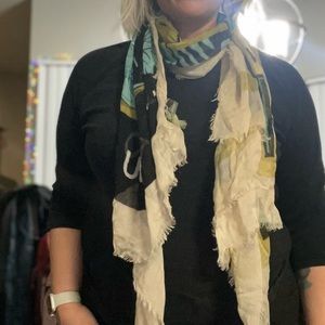 Blue Pacific Cashmere & Silk Locale Napa Valley Wine Country Scarf Tapestry